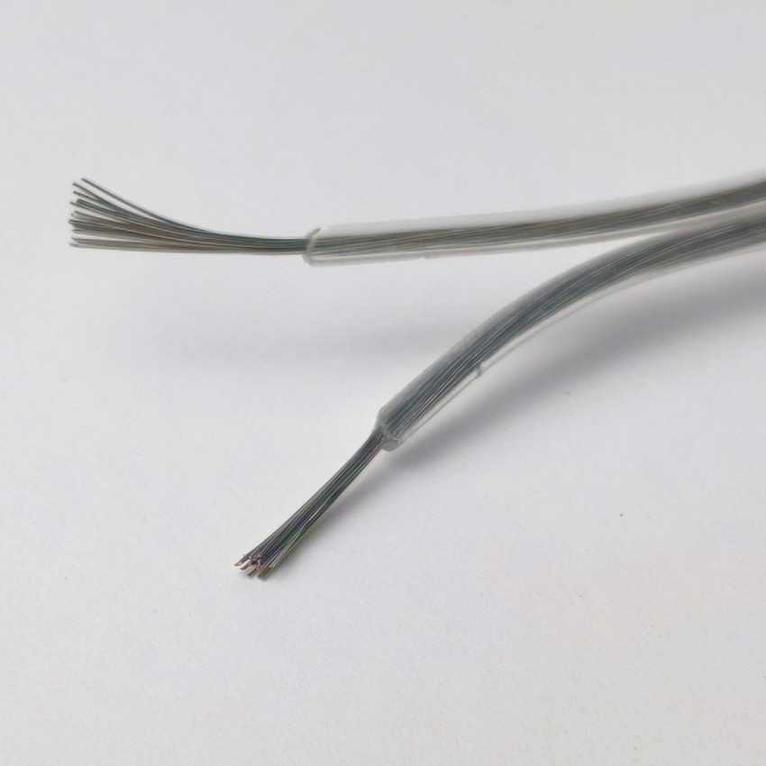 22 AWG Clear Cable (10m)