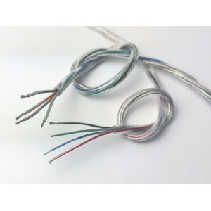 Transparent RGB Cable 20AWG / 22AWG 10m