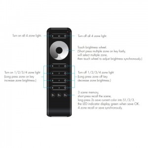 4 Zone Dimmer Remote Control (RS1)