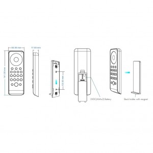 4 Zone RGB/RGBW RF Remote Controller (RS4)