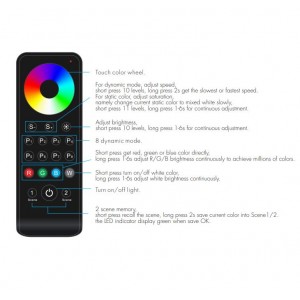 1 Zone RGB / RGBW Remote Control (RS9)