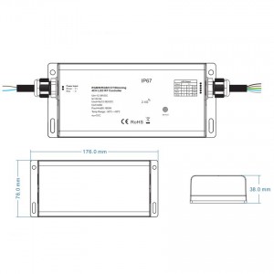 Waterproof RGB(W), CCT, Dimming Controller