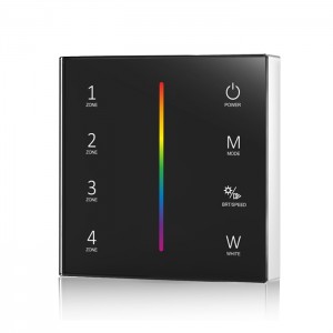 Battery Powered Wall Plate - 4 Zone RGB/RGBW