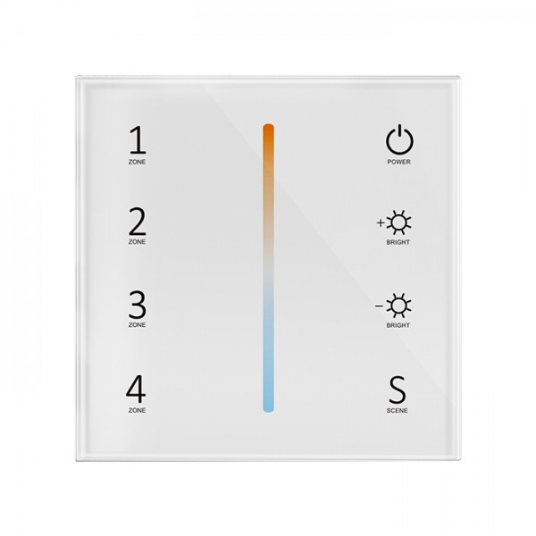 Mains Powered Wall Plate - 4 Zone CCT