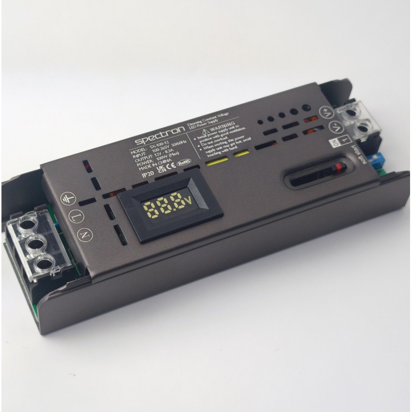 12v 100w IP20 Dimmable Driver