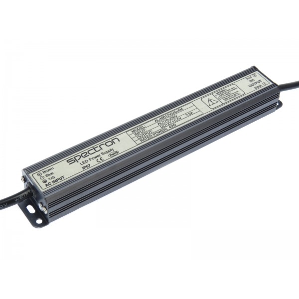 12V 40W  IP67 LED Driver with 100% Output Power Usage