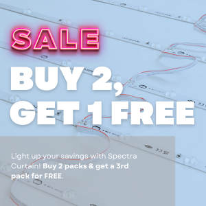 Spectra Curtain Light Bar (10pcs)