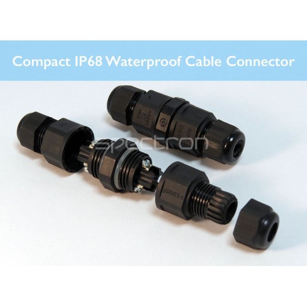 Compact IP68 Waterproof Cable Connector